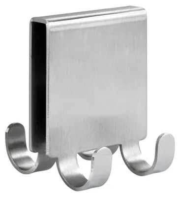 Immagine prodotto di WENKO gancio per doccia Vieste Duo in acciaio inox schermo doccia porta accappatoio bagno