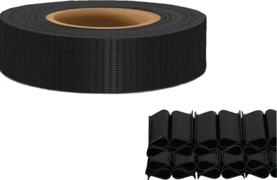 Produktbild von Sellon24® PVC Sichtschutzstreifen Doppelstabmatten Zaun 35m x 4,75 cm Schwarz 20 Befestigungsclips inkl. Sichtschutz Windschutz Garten Gartenzaun 450g/m²