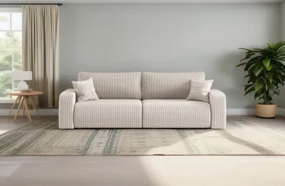 Produktbild von Kaiser Möbel Schlafsofa MILANO und Bettkasten Stoff Poso Beige