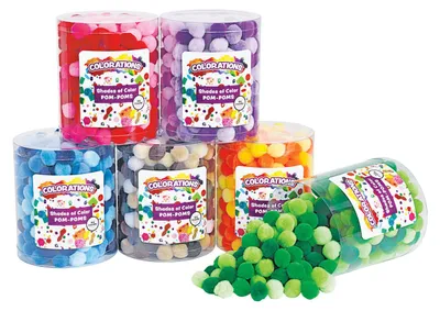 Obrázok produktu pre Colorations - Pompomps 6 farieb, 1500ks.