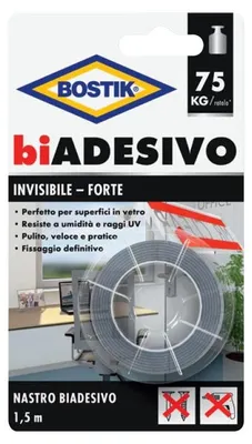 Obrázek produktu pro „NEVIDITELNÁ“ OBoustranná lepicí páska BOSTIK, 19 mm x 1,5 m
