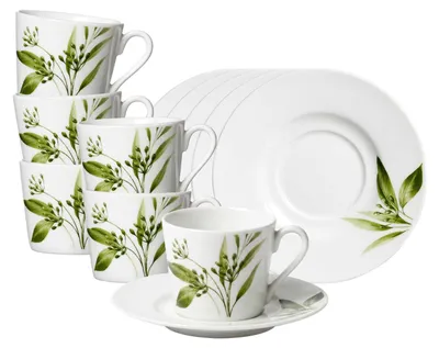 Produktbild von Ritzenhoff & Breker Evora Espressotasse mit Untertasse 100 ml 6er Set