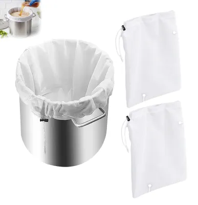 Filterbeutel-Set 3er-Pack, Nylon 100 Mesh, 60x45 cm, wiederverwendbar