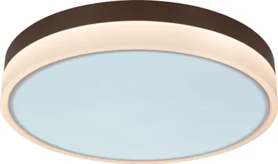 Produktbild von Näve Leuchten LED Deckenleuchte LOLA mit LED Platine dimmbar LED Deckenleuchte LOLA mit LED Platine dimmbar Deckenleuchten - LED / CCT Deckenleuchte "LOLA" Ø: 50cm / weiß/braun, Deckenlampe im Modern Style, aus Metall und Kunststoff in weiß, 9 cm hoch, Ø 50 cm, inkl. LED – dimmbar – CCT-Wechsler – Nachtlichtfunktion – Fernbedienung