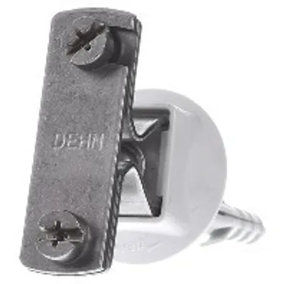 Obrázek produktu pro Držák vodiče StSt, FL30/Rd6 mm - Držák pro ochranu před bleskem 274 230