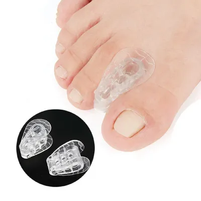 Produktbild von COOL-i® 2 Paar Zehenspreizer aus SEBS – Zehenkorrektor & Hallux Valgus Schutz – für Damen & Herren, geeignet für Yoga, Alltag & Sport