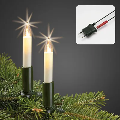 Produktbild von Lichterkette Made-in-Germany Christbaumbeleuchtung innen, 20 warm-weiße LED
