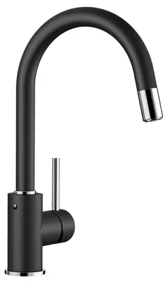 Produktbild von Blanco Mida-S 526146 Silgranitschwarz Hochdruckarmatur