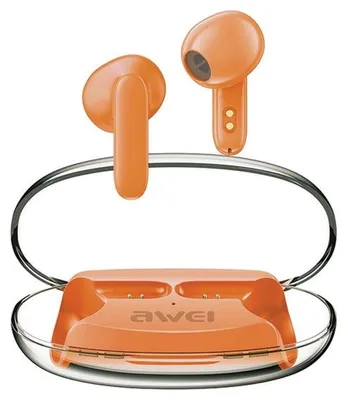 Productafbeelding van Awei Bluetooth-hoofdtelefoon 5.3 T85 ENC, TWS, oranje