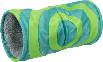Produktbild von TRIXIE Kuscheltunnel - türkis/grün - ø 15 × 35 cm