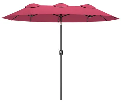 Productafbeelding van Outsunny tuinkap, 295 x 152 cm, markieskap met windbestendig dak voor terras