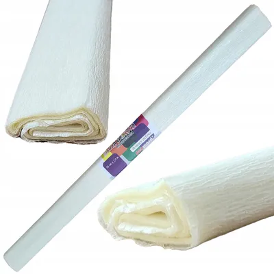 Produktbild von Penword Marszczona Bibuła Perłowo Srebrna Dekorativ 50 x 200 cm