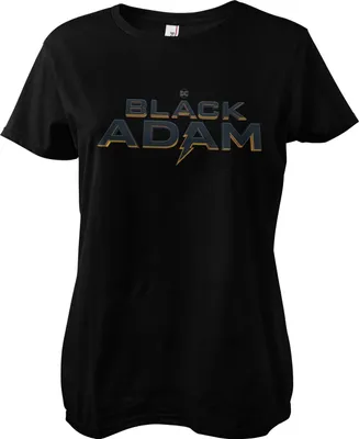 Produktbild von Black Adam Dark Logo Girly Tee - Small - Black