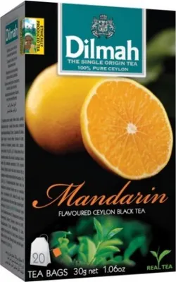 Obrázek produktu pro Dilmah Herbata Czarna Mandarynka 20 Torebek