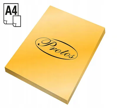 Produktbild von Protos Papier farbig A4 Gold 170g 20 Blatt