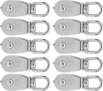 Image de 10pcs M15 Poulie en acier inoxydable 304 pour grue de levage