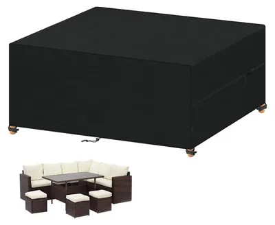 Productafbeelding van Beschermhoes voor tuinmeubels, waterdicht, 420D Oxford, 245x165x100 cm