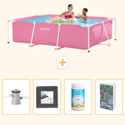 Produktbild von Rechteckiger Frame Pool - 220x150x60 cm - 5-teilig SCB125