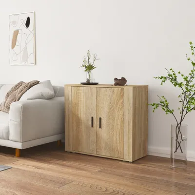 Immagine prodotto di vidaXL Credenza rovere Sonoma 80x33x70 cm materiale a base di legno
