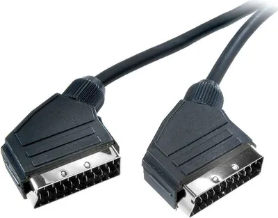 Produktbild von ViVanco™22191 Scartkabel 1,2 m Verbindungskabel schwarz