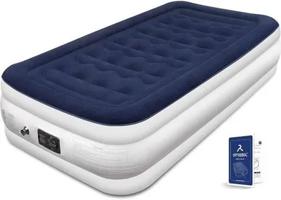 Obrázok produktu pre Jednomiestna samonafukovacia vzduchová matrac s elektrickou pumpou, nosnosť 250 kg