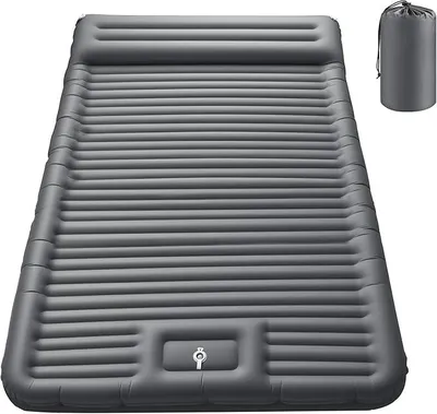 Imagen del producto de Colchoneta de camping Isomatte, 12 cm de grosor, colchoneta inflable para camping con bomba de pie