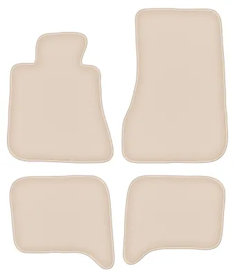 Produktbild von Velours-Fußmatten für BMW 5 E28 1980-1990 (Limousine) – 4-tlg, Beige, passgenau – Wielganizator FORTUNA