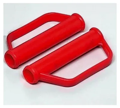 Produktbild von 2X Ersatzgriff für Sackkarre und Schubkarre - 25mm ROT