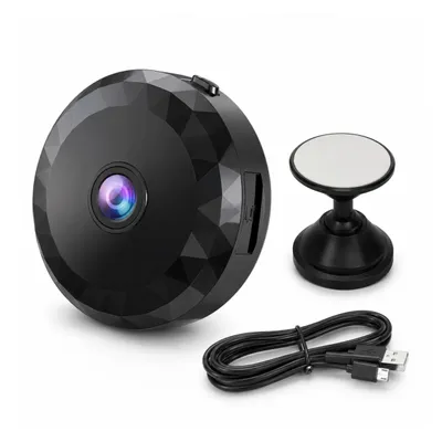 Produktbild von Mini WLAN Überwachungskamera mit Bewegungserkennung & Nachtsicht – WiFi Sicherheitskamera mit App-Steuerung für Innenräume