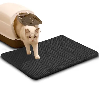 Obrázok produktu pre Veľká podložka pod mačaciu toaletu - 90x60 cm - Protišmyková a vodotesná