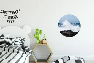Produktbild von MuchoWow® - Schlafzimmer - Bilder - Der Kreis - Kunst für die Wohnung - Plastik - Kunstdruck - Wandbild
