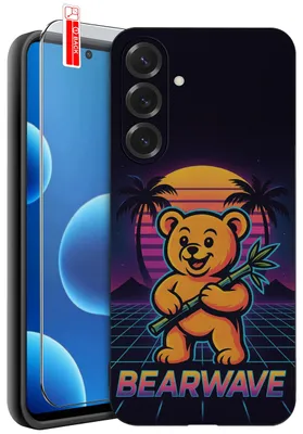 Productafbeelding van Beschermhoezen voor de Samsung A27 5G – Designs | Mat siliconen hoesje + 9H-glas