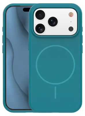 Image de Coque en silicone fine pour iPhone 14 6,1", couleur turquoise