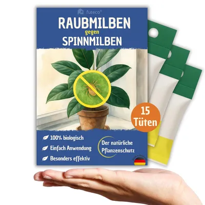 Produktbild von Raubmilben gegen Spinnmilben bei Gemüse-, Zier- & Nutzpflanzen - 15 Tüten für 15-20 Pflanzen