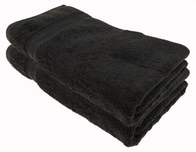 Produktbild von Julie Julsen BIO Saunatuch-Set 2 Stk. 80x200 Schwarz