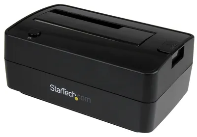 Obrázok produktu pre StarTech.com SDOCKU313E, HDD, SSD, SATA, Serial ATA II, Serial ATA III, 2.5,3.5", 6 TB, USB 3.2 Gen 2 (3.1 Gen 2) Type-B, Čierna