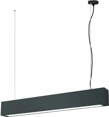 Immagine prodotto di Lampada a sospensione LED Ibros nera 18W, bianco neutro 1140 lm, metallo, dimensioni: 150x63x5,5 cm, IP20, Light Prestige
