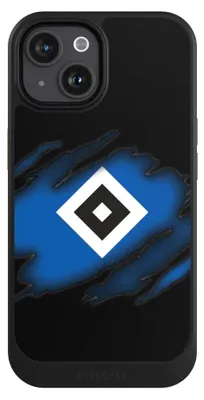 Produktbild von NIVOCASE Hülle für Apple iPhone 15  Handyhülle NIVOcore Case Schwarz HSV Hamburger SV Offizielles Lizenzprodukt