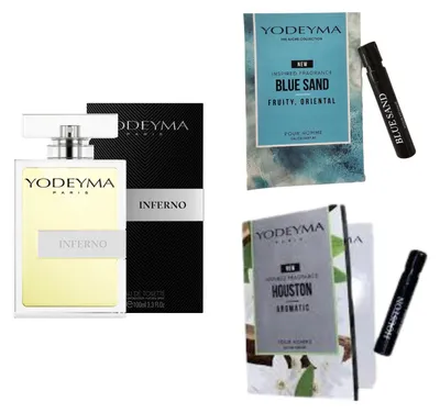 Produktbild von Yodeyma Inferno Eau de Parfum für Männer 100 ml + 2 Proben