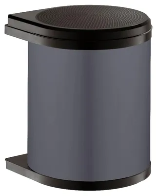 Produktbild von HAILO 3515071 Abfallsorter 15 Liter MONO 15 ab 40 cm Schrankbreite, dunkelgrau/schwarz