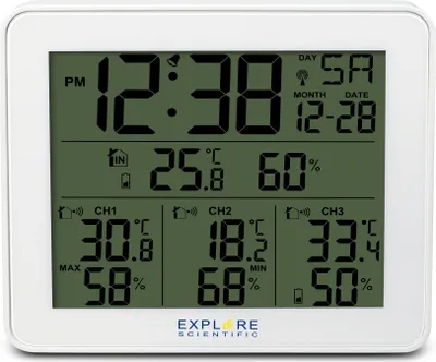 Immagine prodotto di Explore Scientific WSH4003 Bianco LCD Batteria
