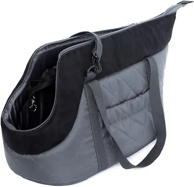 Obrázok produktu pre Prepravná taška pre psov 30x58x32 cm - mäkká polstrovaná, umývateľná, s rukoväťou na prenášanie,