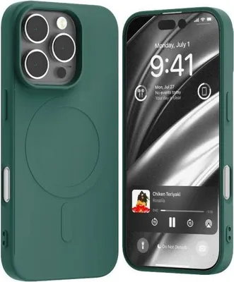Produktbild von Mercury Magsafe Semi-Silikon Iphone 16Pro 6.3 Grün
