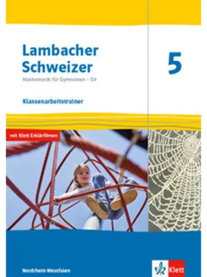 Immagine prodotto di Lambacher Schweizer Mathematik 5 - G9. Klassenarbeitstrainer. Schülerheft mit Lösungen Klasse 5. Ausgabe Nordrhein-Westfalen