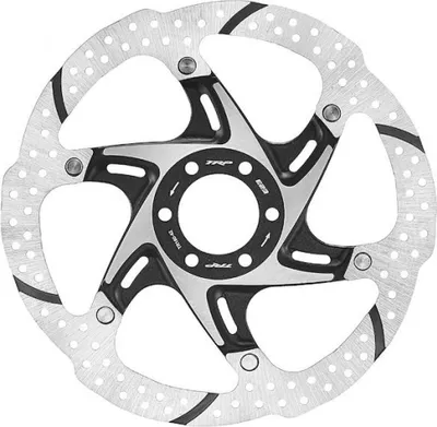 Produktbild von TRP Bremsscheibe TR-42 6-Loch 2,3 x 180 mm Silber/schwarz - starke Bremsleist...