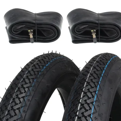 Immagine prodotto di 2x pneumatici Kenda K77 2.00-17 (2 x 17 - 21 x 2.0) 22B TT + camera d'aria