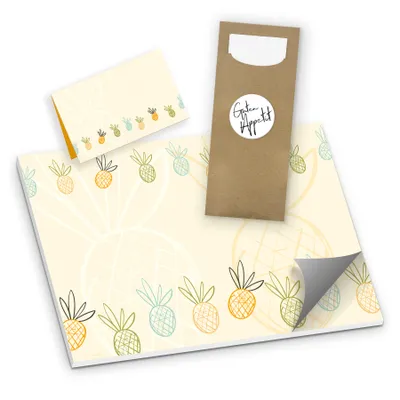 Produktbild von itenga Tischset 3-teilig "Ananas"