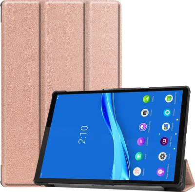 Produktbild von Obal pro Lenovo Tab M10 Plus TB-X606F TB-X606X 10,3" Smart Cover s funkcí stojánku a automatickým uspáním/probuzením v bronzové barvě