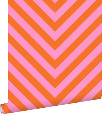 Obrázek produktu pro ESTAhome tapeta klikatý vzor oranžová a růžová 50 x 900 cm