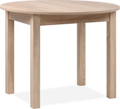 Produktbild von Esstisch >Coburg< in Sonoma Eiche - 100x76x100cm (BxHxT)